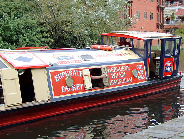 canal boat trip Birmingham